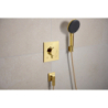 Bateria termostatyczna do 2 odbiorników, podtynkowa Złoty Optyczny Polerowany Ecostat Comfort E HANSGROHE 33711990