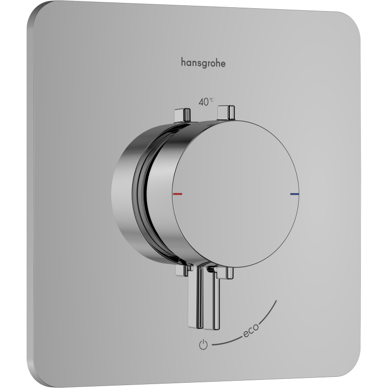 Bateria termostatyczna do 1 odbiornika, podtynkowa Chrom Ecostat Comfort Q HANSGROHE 33712000