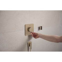 Bateria termostatyczna do 1 odbiornika, podtynkowa Brąz Szczotkowany Ecostat Comfort Q HANSGROHE 33712140