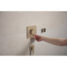 Bateria termostatyczna do 1 odbiornika, podtynkowa Brąz Szczotkowany Ecostat Comfort Q HANSGROHE 33712140