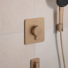 Bateria termostatyczna do 1 odbiornika, podtynkowa Brąz Szczotkowany Ecostat Comfort Q HANSGROHE 33712140