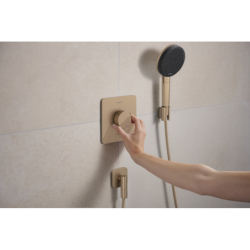 Bateria termostatyczna do 1 odbiornika, podtynkowa Brąz Szczotkowany Ecostat Comfort Q HANSGROHE 33712140