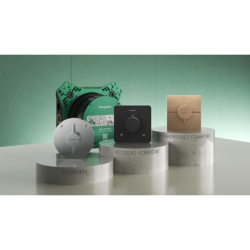 Bateria termostatyczna do 2 odbiorników, podtynkowa Czarny Matowy Ecostat Comfort Q HANSGROHE 33713670