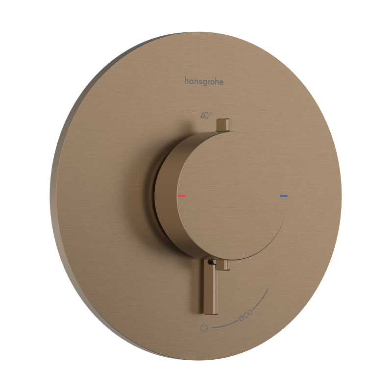 Bateria termostatyczna do 1 odbiornika, podtynkowa Brąz Szczotkowany Ecostat Comfort S HANSGROHE 33714140