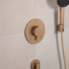 Bateria termostatyczna do 2 odbiorników, podtynkowa Brąz Szczotkowany Ecostat Comfort S HANSGROHE 33715140