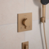 Bateria termostatyczna do 2 odbiorników, podtynkowa Brąz Szczotkowany Ecostat Comfort E HANSGROHE 33716140