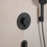 Bateria termostatyczna do 2 odbiorników, podtynkowa Czarny Chrom Szczotkowany Ecostat Comfort S HANSGROHE 33718340