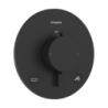 Bateria termostatyczna do 2 odbiorników, podtynkowa Czarny Matowy Ecostat Comfort S HANSGROHE 33718670