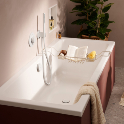 Bateria termostatyczna do 2 odbiorników, podtynkowa Biały Matowy Ecostat Comfort S HANSGROHE 33718700