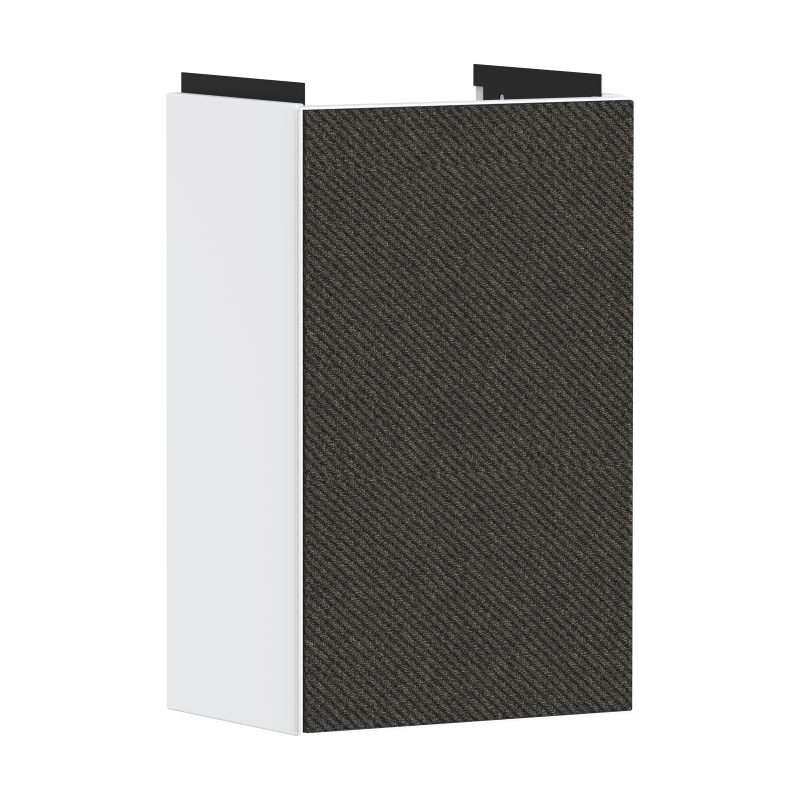 Szafka pod małą umywalkę wiszącą z drzwiami lewymi 340/245, Biały Matowy Xevolos E HANSGROHE 54166660