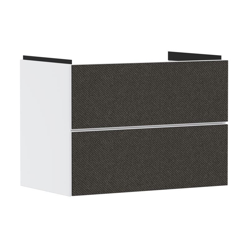 Szafka pod umywalkę wiszącą z 2 szufladami 780/475, Biały Matowy Xevolos E HANSGROHE 54178660