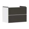 Szafka pod umywalkę wiszącą z 2 szufladami 780/475, Biały Matowy Xevolos E HANSGROHE 54178660