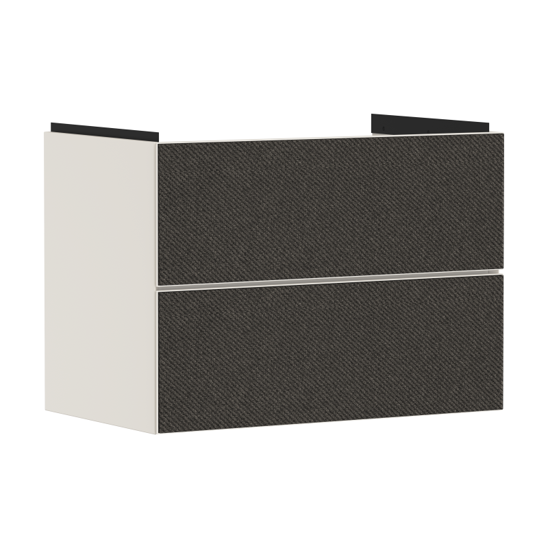 Szafka pod umywalkę wiszącą z 2 szufladami 780/475, Piaskowy Beż Matowy Xevolos E HANSGROHE 54179660