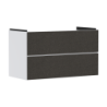 Szafka pod umywalkę wiszącą z 2 szufladami 980/475, Biały Matowy Xevolos E HANSGROHE 54181660
