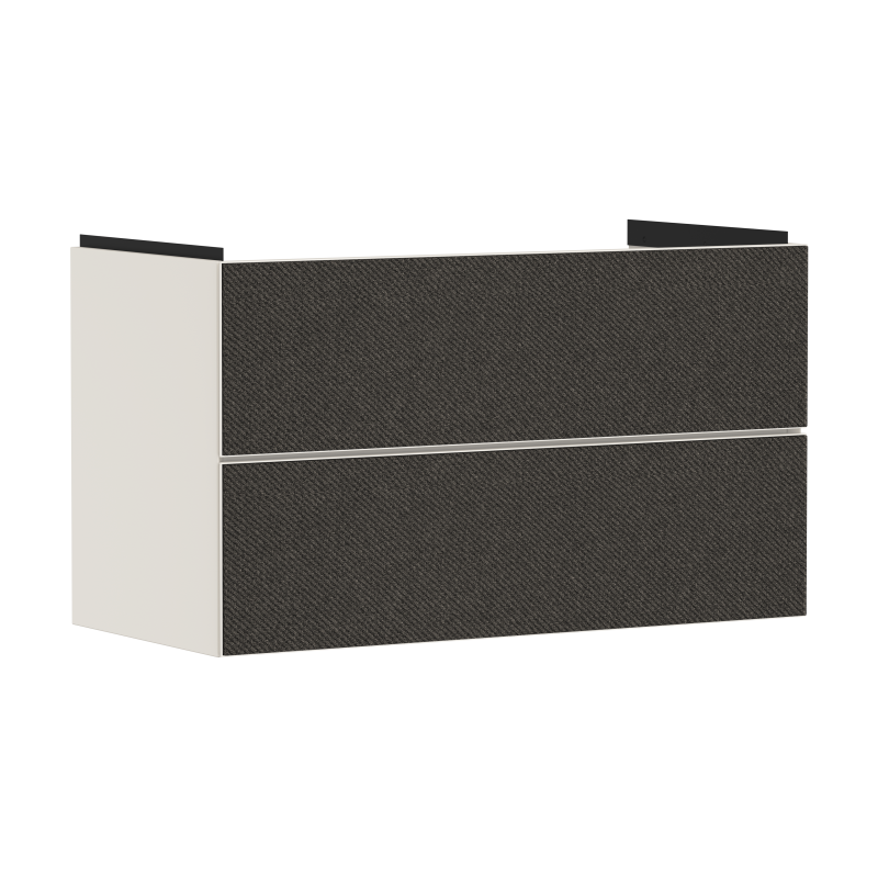 Szafka pod umywalkę wiszącą z 2 szufladami 980/475, Piaskowy Beż Matowy Xevolos E HANSGROHE 54182660