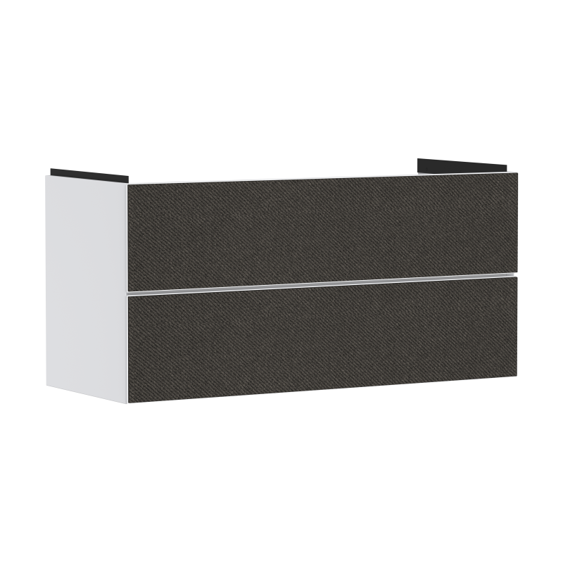 Szafka pod umywalkę wiszącą z 2 szufladami 1180/475, Biały Matowy Xevolos E HANSGROHE 54184660