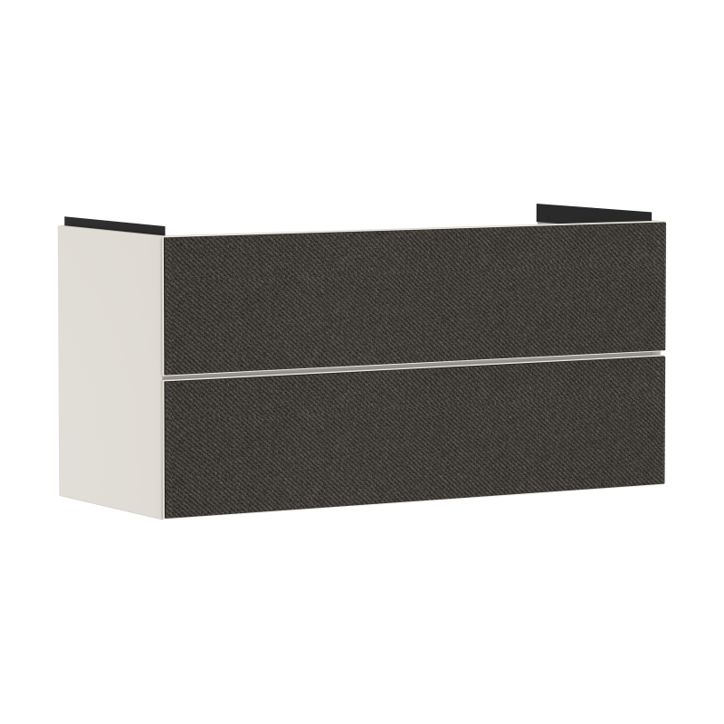 Szafka pod umywalkę wiszącą z 2 szufladami 1180/475, Piaskowy Beż Matowy Xevolos E HANSGROHE 54185660