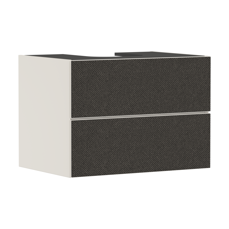 Szafka pod umywalkę wpuszczaną w blat/nablatową z 2 szufladami 780/550, Piaskowy Beż Matowy Xevolos E HANSGROHE 54188660