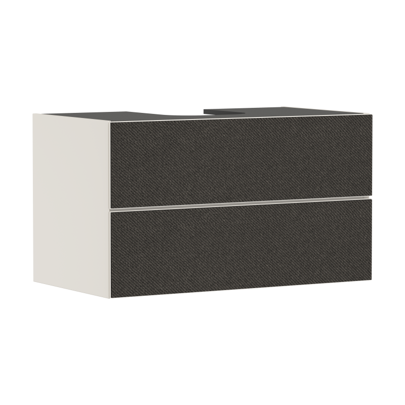 Szafka pod umywalkę wpuszczaną w blat/nablatową z 2 szufladami 980/550, Piaskowy Beż Matowy Xevolos E HANSGROHE 54191660