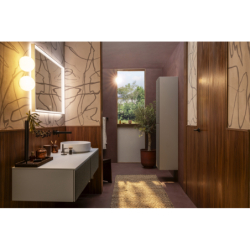 Szafka boczna wysoka 400/360, drzwi lewe, Piaskowy Beż Matowy Xevolos E HANSGROHE 54219660