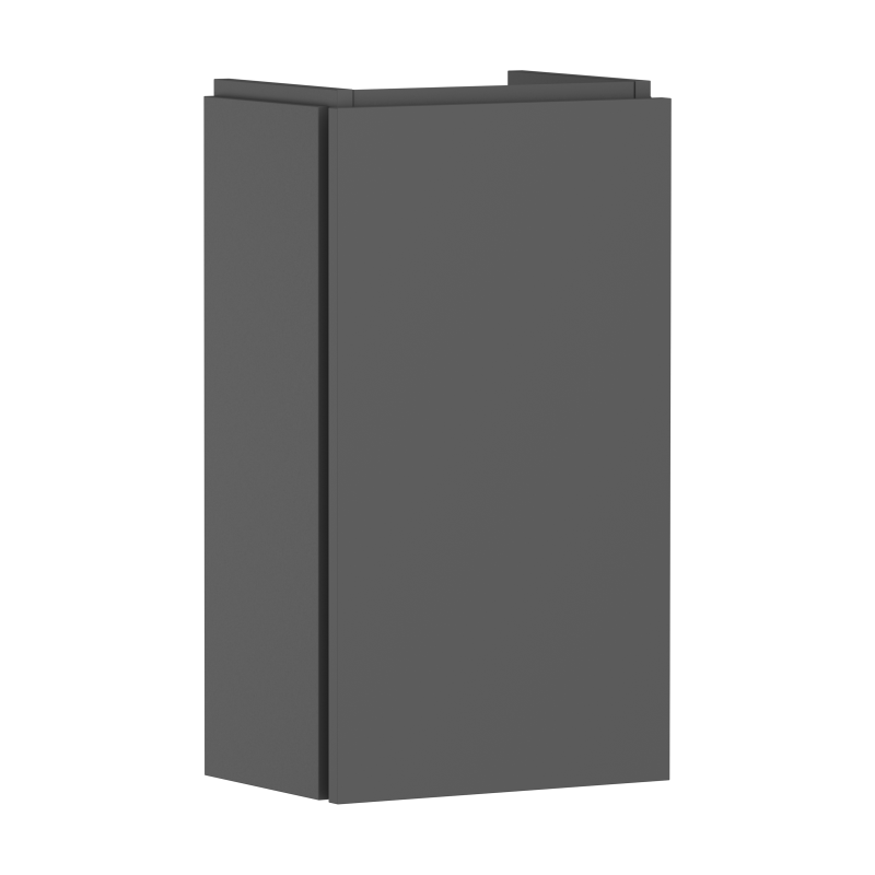 Szafka pod małą umywalkę wiszącą z drzwiami lewymi 340/240 Szary Łupek Matowy Xilesa E HANSGROHE 54243760