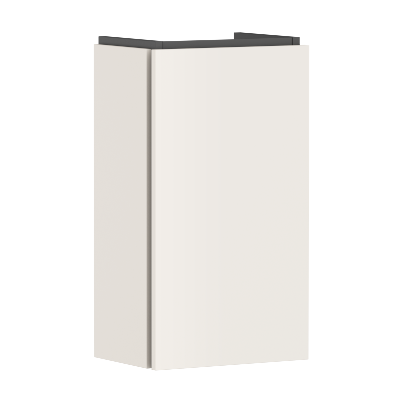 Szafka pod małą umywalkę wiszącą z drzwiami lewymi 340/240 Piaskowy Beż Matowy Xilesa E HANSGROHE 54243780
