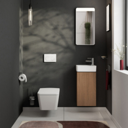 Szafka pod małą umywalkę wiszącą z drzwiami prawymi 340/240 null Xilesa E HANSGROHE 54244550