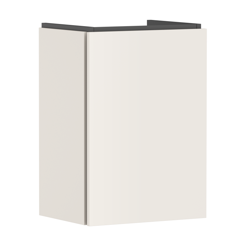 Szafka pod małą umywalkę wiszącą z drzwiami lewymi 430/330 Piaskowy Beż Matowy Xilesa E HANSGROHE 54245780
