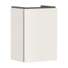 Szafka pod małą umywalkę wiszącą z drzwiami prawymi 430/330 Piaskowy Beż Matowy Xilesa E HANSGROHE 54246780