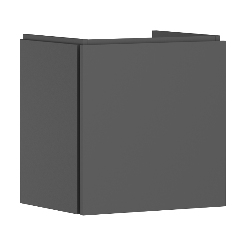 Szafka pod małą umywalkę wiszącą z 1 szufladą 480/380 Szary Łupek Matowy Xilesa E HANSGROHE 54247760