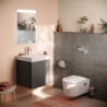 Szafka pod małą umywalkę wiszącą z 1 szufladą 480/470 Szary Łupek Matowy Xilesa E HANSGROHE 54249760