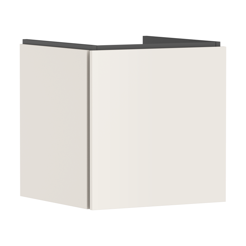 Szafka pod małą umywalkę wiszącą z 1 szufladą 480/470 Piaskowy Beż Matowy Xilesa E HANSGROHE 54249780