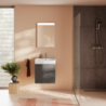 Szafka pod umywalkę wiszącą z 1 szufladą 530/470 Szary Łupek Matowy Xilesa E HANSGROHE 54251760