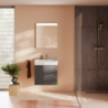 Szafka pod umywalkę wiszącą z 1 szufladą 580/470 Szary Łupek Matowy Xilesa E HANSGROHE 54253760