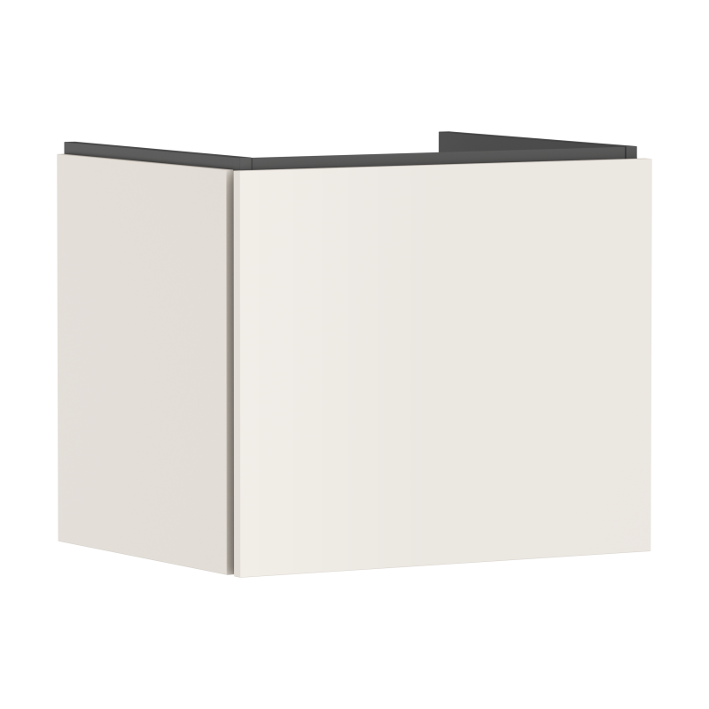 Szafka pod umywalkę wiszącą z 1 szufladą 580/470 Piaskowy Beż Matowy Xilesa E HANSGROHE 54253780