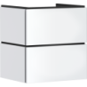Szafka pod umywalkę wiszącą z 2 szufladami 580/470 Biały Matowy Xilesa E HANSGROHE 54254700