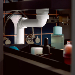 Szafka pod umywalkę wiszącą z 1 szufladą 680/470 Biały Matowy Xilesa E HANSGROHE 54257700