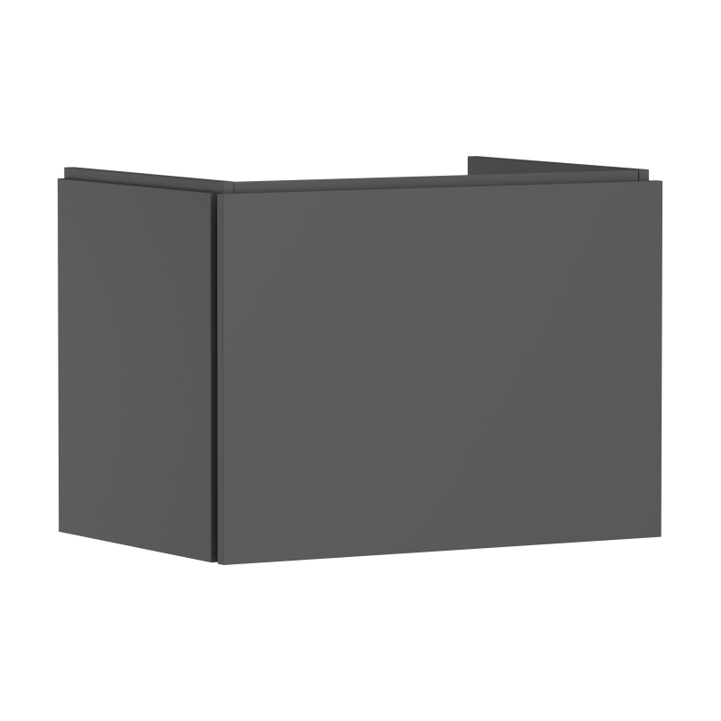Szafka pod umywalkę wiszącą z 1 szufladą 680/470 Szary Łupek Matowy Xilesa E HANSGROHE 54257760