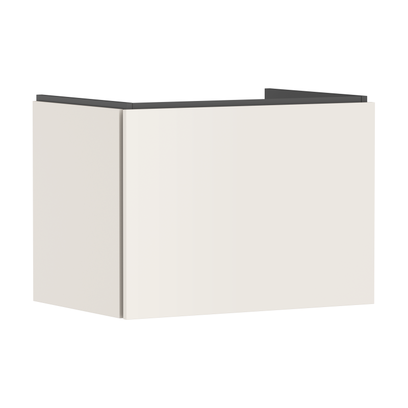 Szafka pod umywalkę wiszącą z 1 szufladą 680/470 Piaskowy Beż Matowy Xilesa E HANSGROHE 54257780