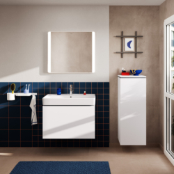 Szafka pod umywalkę wiszącą z 1 szufladą 780/470 Biały Matowy Xilesa E HANSGROHE 54259700