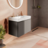 Szafka pod umywalkę wiszącą z 1 szufladą 780/470 Szary Łupek Matowy Xilesa E HANSGROHE 54259760