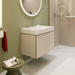 Szafka pod umywalkę wiszącą z 1 szufladą 780/470 Piaskowy Beż Matowy Xilesa E HANSGROHE 54259780