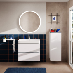 Szafka pod umywalkę wiszącą z 2 szufladami 780/470 Biały Matowy Xilesa E HANSGROHE 54260700