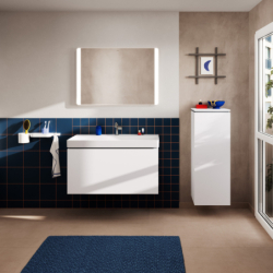 Szafka pod umywalkę wiszącą z 1 szufladą 980/470 Biały Matowy Xilesa E HANSGROHE 54261700