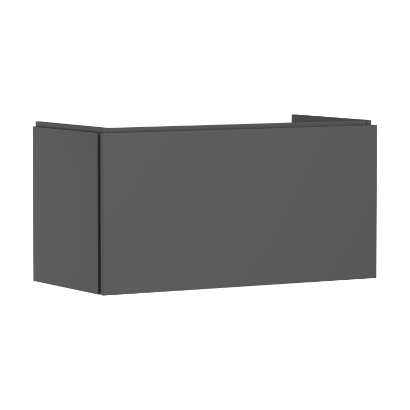 Szafka pod umywalkę wiszącą z 1 szufladą 980/470 Szary Łupek Matowy Xilesa E HANSGROHE 54261760
