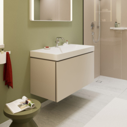 Szafka pod umywalkę wiszącą z 1 szufladą 980/470 Piaskowy Beż Matowy Xilesa E HANSGROHE 54261780