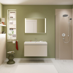 Szafka pod umywalkę wiszącą z 1 szufladą 980/470 Piaskowy Beż Matowy Xilesa E HANSGROHE 54261780