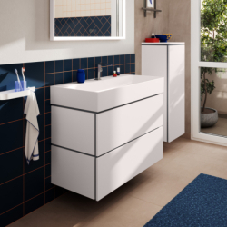 Szafka pod umywalkę wiszącą z 2 szufladami 980/470 Biały Matowy Xilesa E HANSGROHE 54262700
