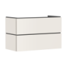 Szafka pod umywalkę wiszącą z 2 szufladami 980/470 Piaskowy Beż Matowy Xilesa E HANSGROHE 54262780