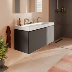 Szafka pod umywalkę wiszącą z 1 szufladą 1180/470 Szary Łupek Matowy Xilesa E HANSGROHE 54263760